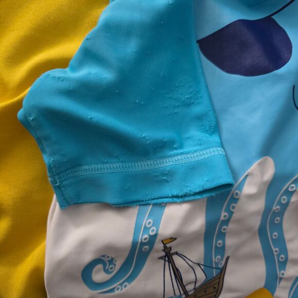 Just one You by Carter's Pirate Octopus Rash Guard size 2T Flawed Summer Swim - Picture 6 of 9